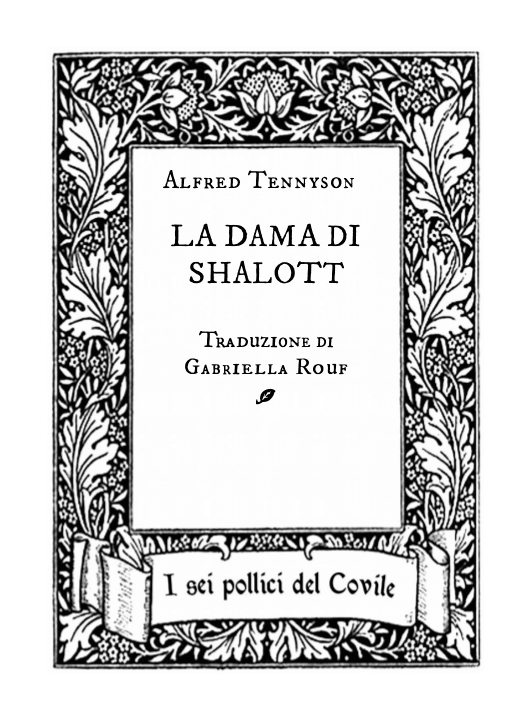 Copertina di La dama di Shalott.
