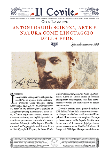 Copertina di Antoni Gaudí: scienza, arte e natura come linguaggio della fede.